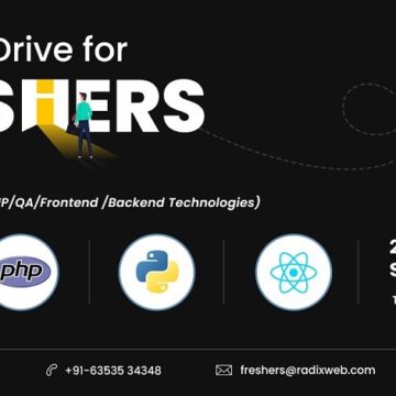 Radixweb Announces Mega Walk-in Drive: Reveals 200 Tech Fresher Positions