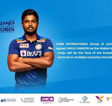 JIC Group of Companies announced Indian Cricketer Sanju Samson as their Global Ambassador